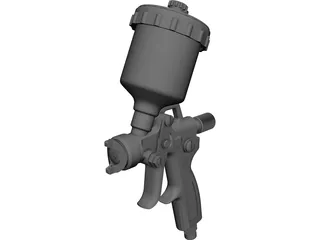 HVLP Spray Gun Top Feed 3D Model