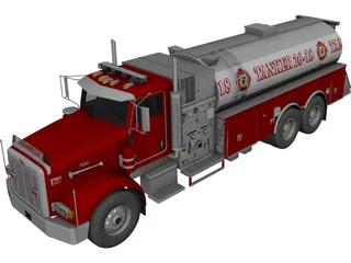 Peterbuilt Tanker 3D Model