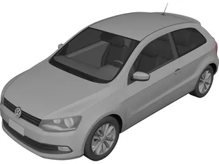 Volkswagen Polo (2013) 3D Model