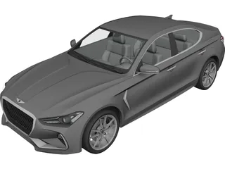 Genesis G70 (2018) 3D Model