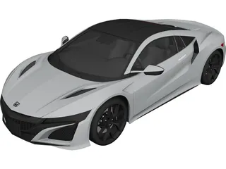 Honda NSX (2017) 3D Model