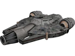 YT-1760 Freighter 3D Model