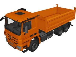 Mercedes-Benz Dump Truck 3D Model