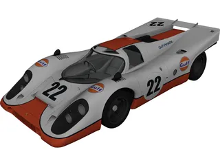 Porsche 917K (1969) 3D Model