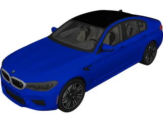 BMW M5 [F90] (2018) 3D Model