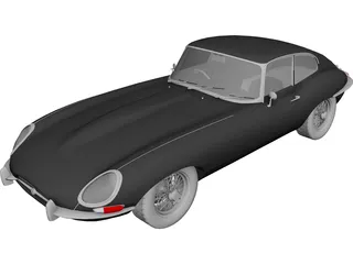 Jaguar E-Type (1963) 3D Model 3D Preview