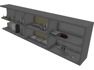 Bathroom Cabinet 3D Model