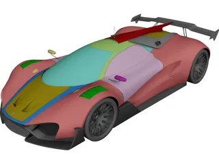 Ferrari Xezri 3D Model 3D Preview