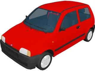 Fiat Cinquecento 3D Model