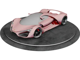 Ferrari F80 Concept 3D Model