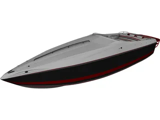 Speed Boat 3D Model