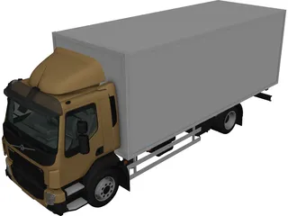 Volvo FL Box Truck (2013) 3D Model