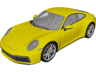 Porsche 911 (992) Carrera S (2020) 3D Model