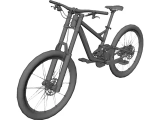 Downhill Bike 3D Model