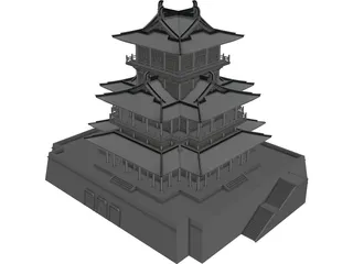 Chinese Castle 3D Model