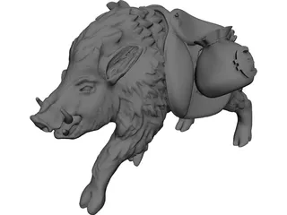 Boar 3D Model