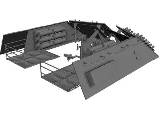 Turret RhM Waffentragger 3D Model
