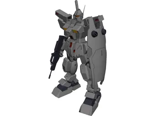 RGM-79N GM Custom 3D Model