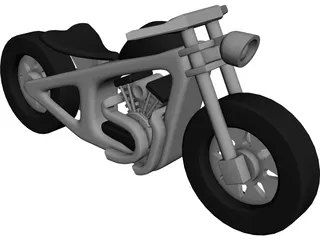 Wood Moto Kids 3D Model