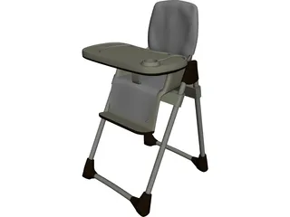 Baby High Chair 3D Model