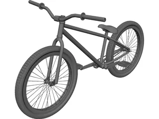 BMX Bike 3D Model