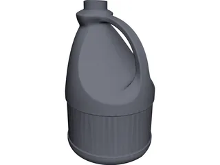 Bleach Bottle CAD 3D Model