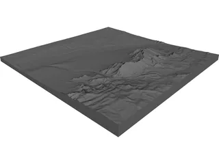 Albuquerque Topology 3D Model