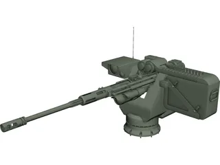Remote Weapon Station CAD 3D Model