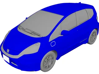 Honda Fit EV (2014) 3D Model