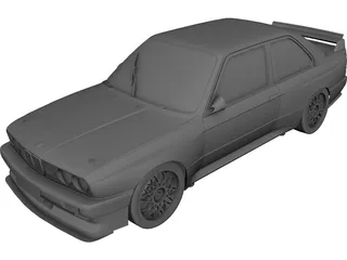 BMW M3 E30 Evo 3D Model
