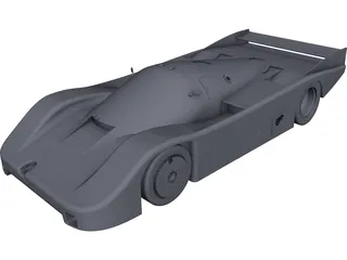 Porsche 962 CAD 3D Model