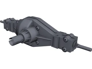 Rear Differential 3D Model