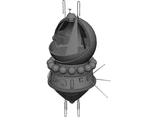 Vostok 1 3D Model
