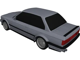 BMW 320i CAD 3D Model