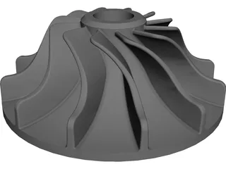 Impeller CAD 3D Model