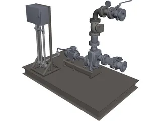 Pump CAD 3D Model