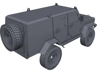 RG-32 Scout CAD 3D Model