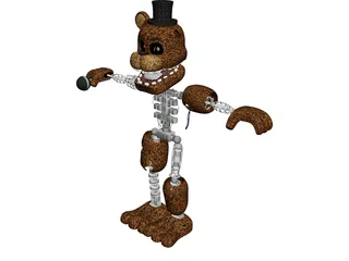 Rust Freddy 3D Model