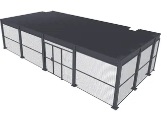 Storage Room Mezzanine CAD 3D Model