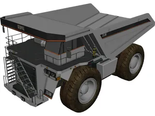 Mining Dump Truck 3D Model