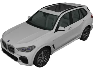 BMW X5 M Sport (2019) 3D Model 3D Preview