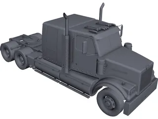 Western Star 4900 (2018) CAD 3D Model