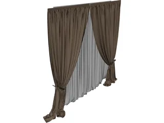 Curtain 3D Model