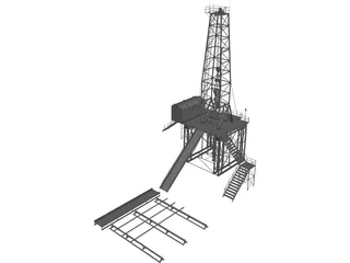 Land Rig 3D Model