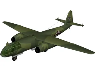 Arado Ar 234 Blitz (1945) 3D Model 3D Preview