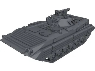 BMP-1 3D Model 3D Preview