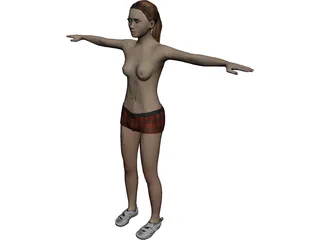 Girl 3D Model