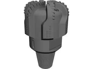 Tricone Drill Bit 3D Model