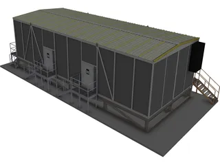 Gas Processing Skid 3D Model