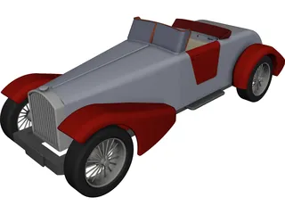 Classic Vehicle 3D Model